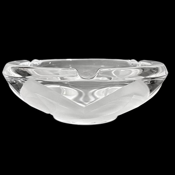 Vintage 1980s JG Durand "Florence" Ashtray Crystal 24% Lead - French Collectible - Picture 3 of 7